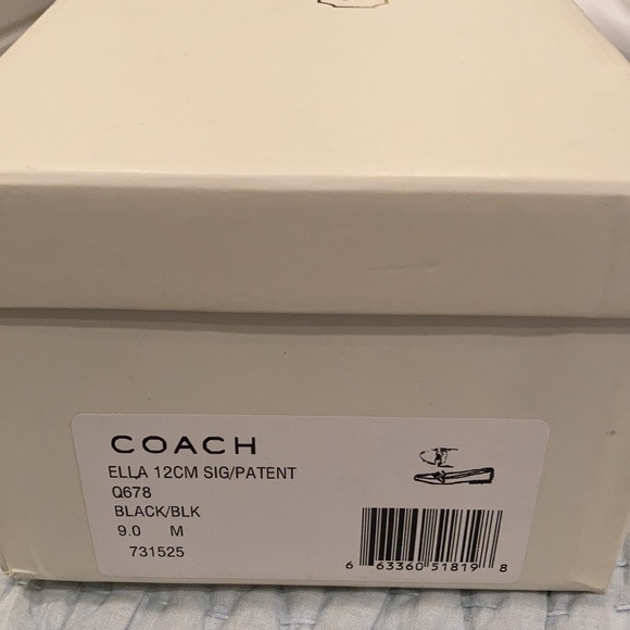 Coach loafers in signature black new w tags size 9 - Picture 6 of 6